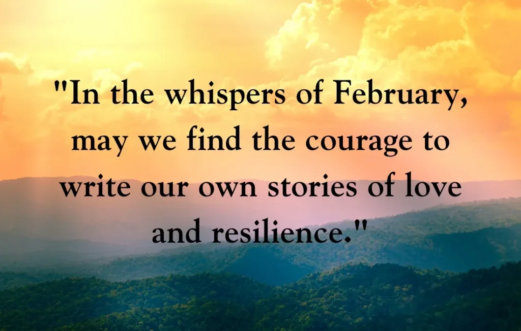 February Inspirational Quotes