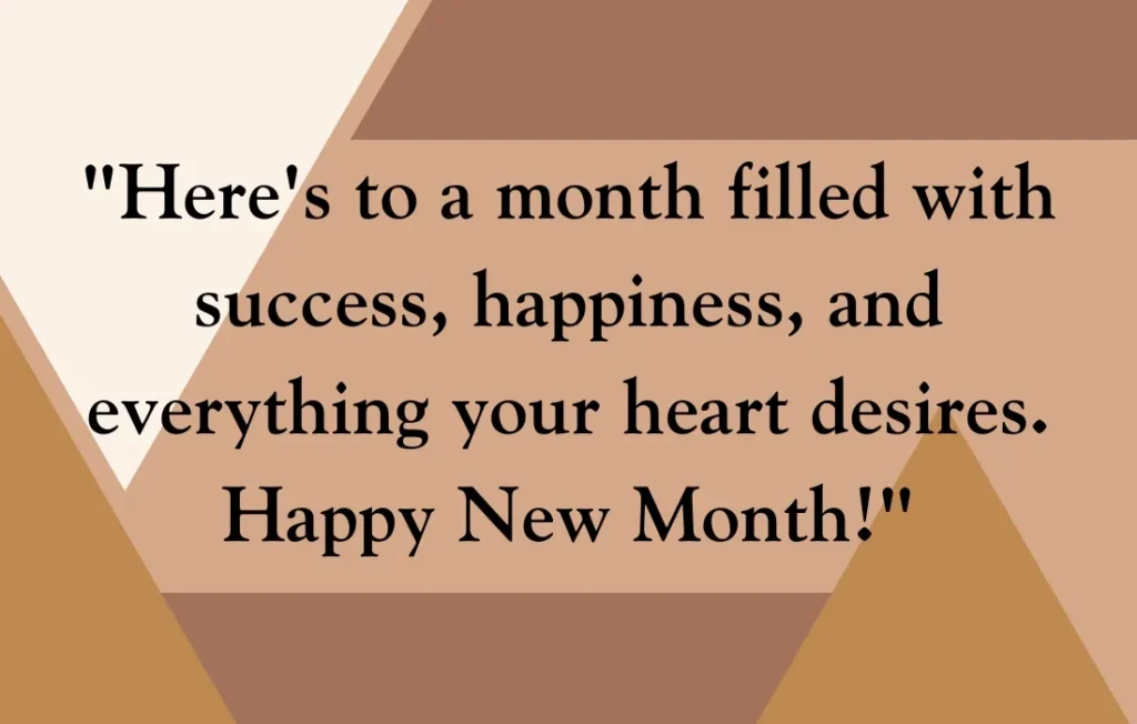 New Month Quotes and Prayers