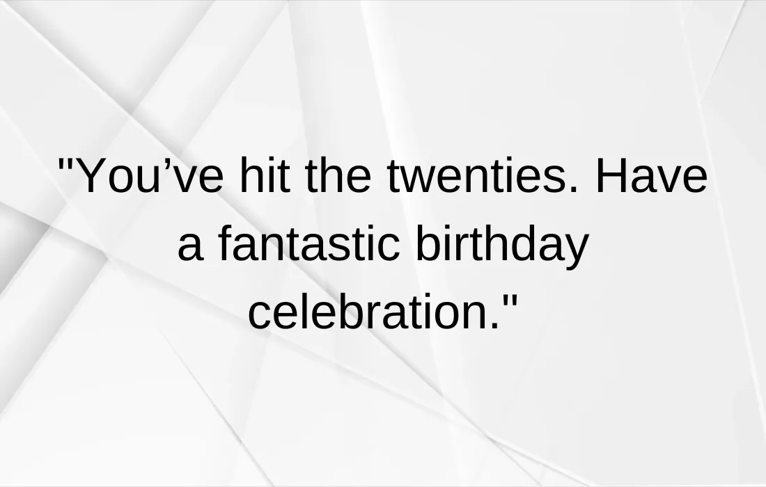 20th Birthday Quotes