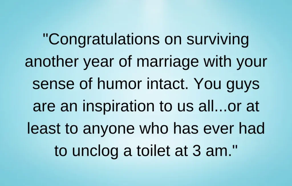 Funny Wedding Anniversary Quotes For Parents