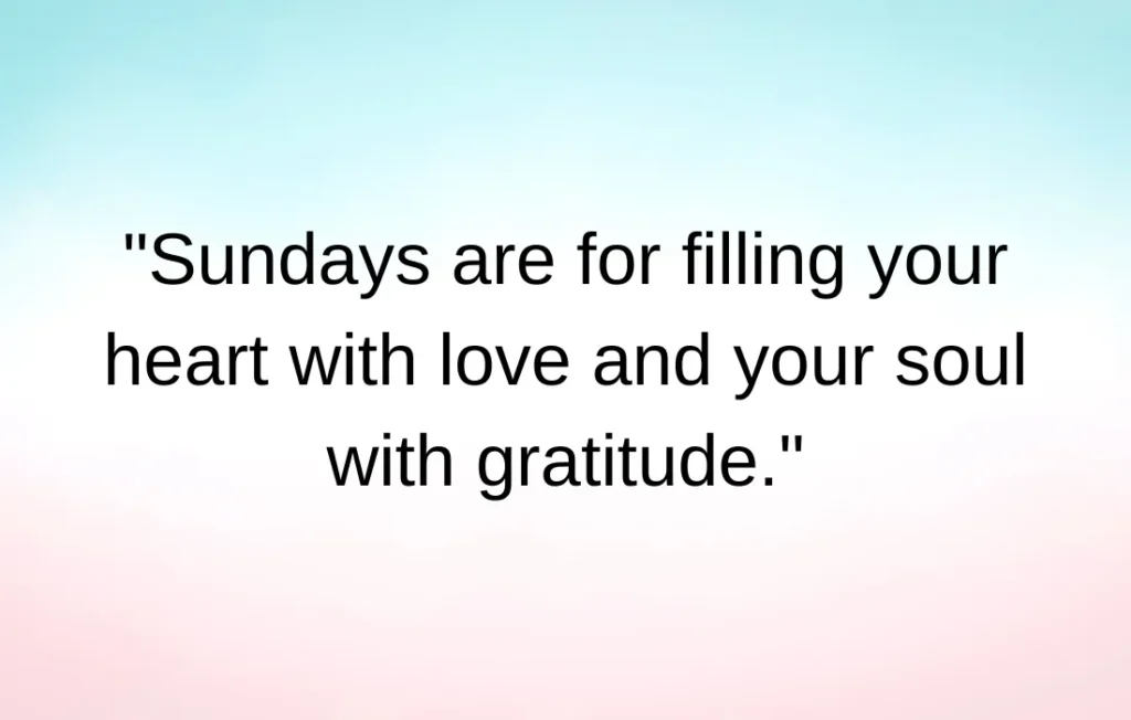 Cute Happy Sunday Quotes