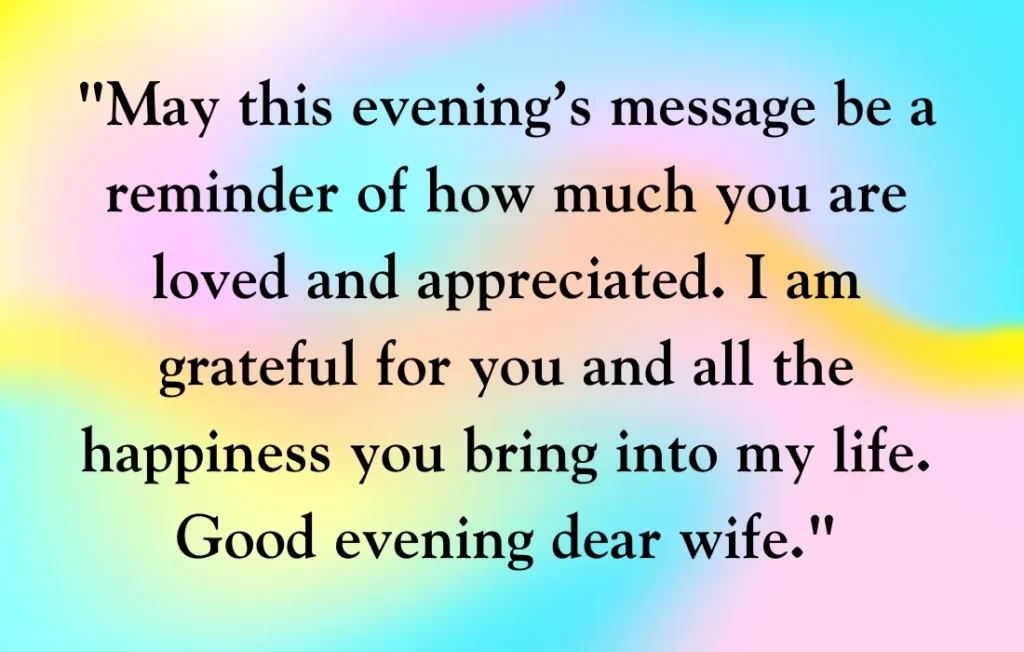 Evening Message For Her