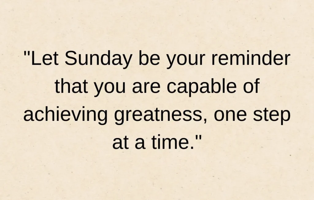 Motivational Sunday Quotes