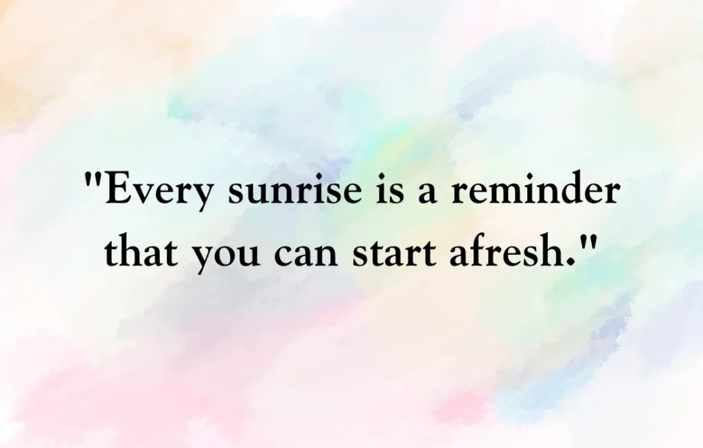 Positive Good Morning Sunshine Quotes