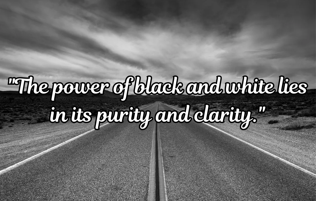 Black And White Color Quotes