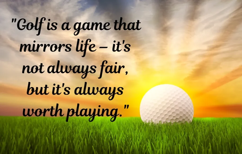 Funny Golf Quotes About Life