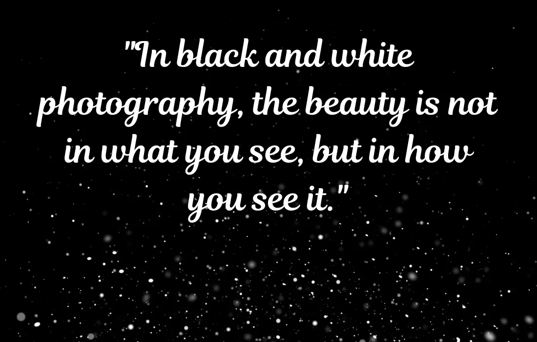 Inspirational Black and White Photography Quotes