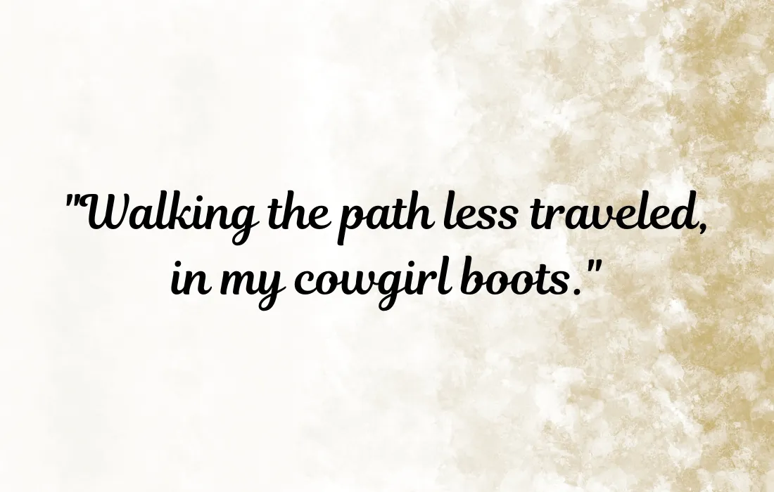 Cowgirl Boot Captions