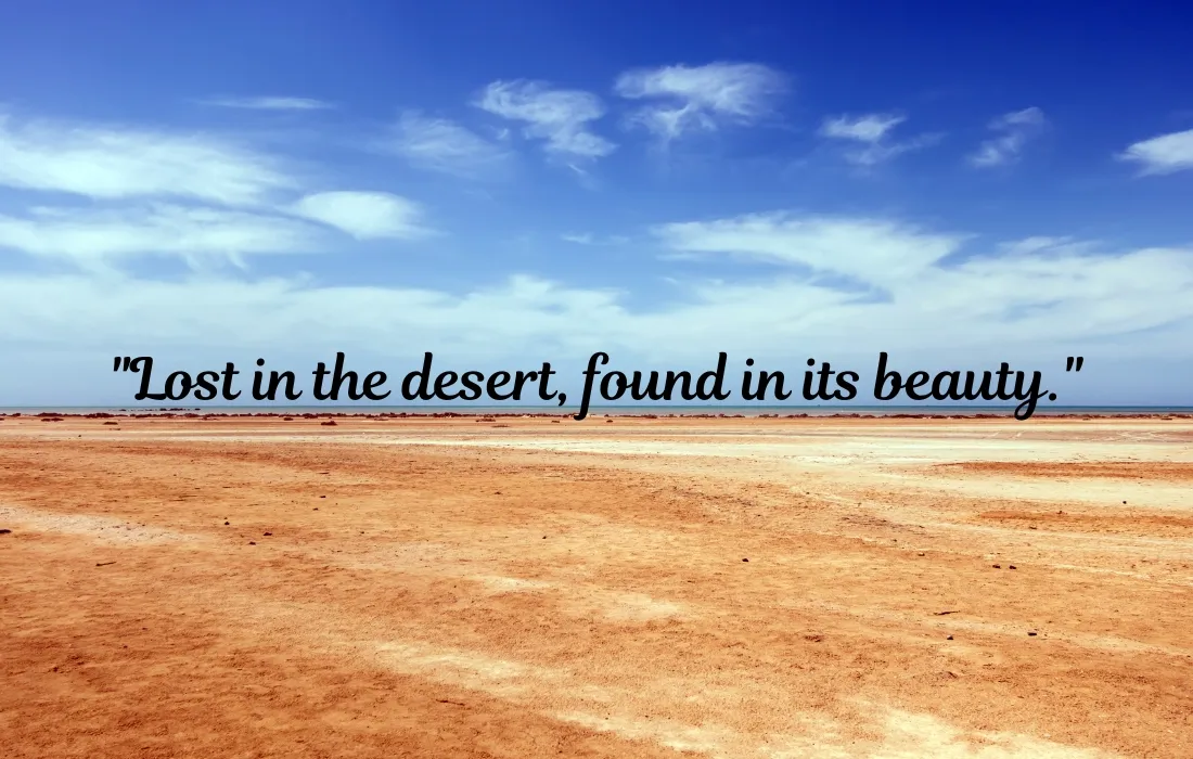 Desert Captions for Instagram