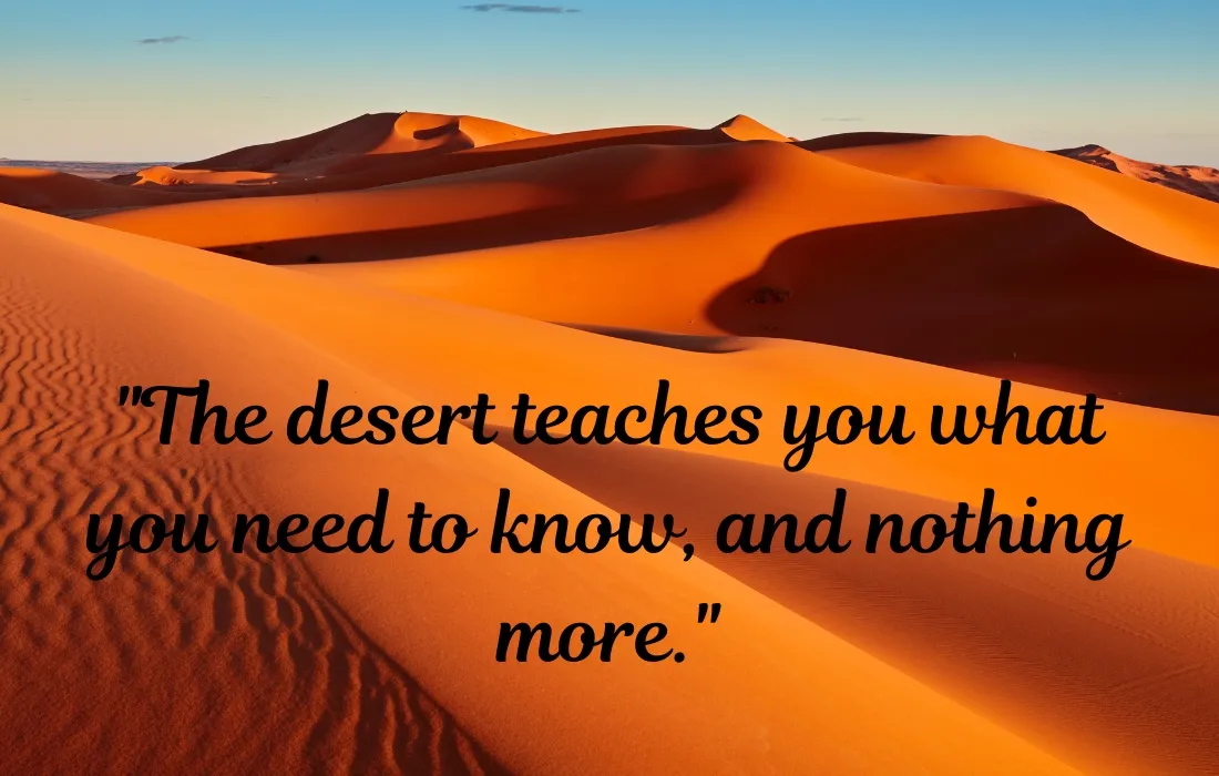 Desert Quotes for Instagram