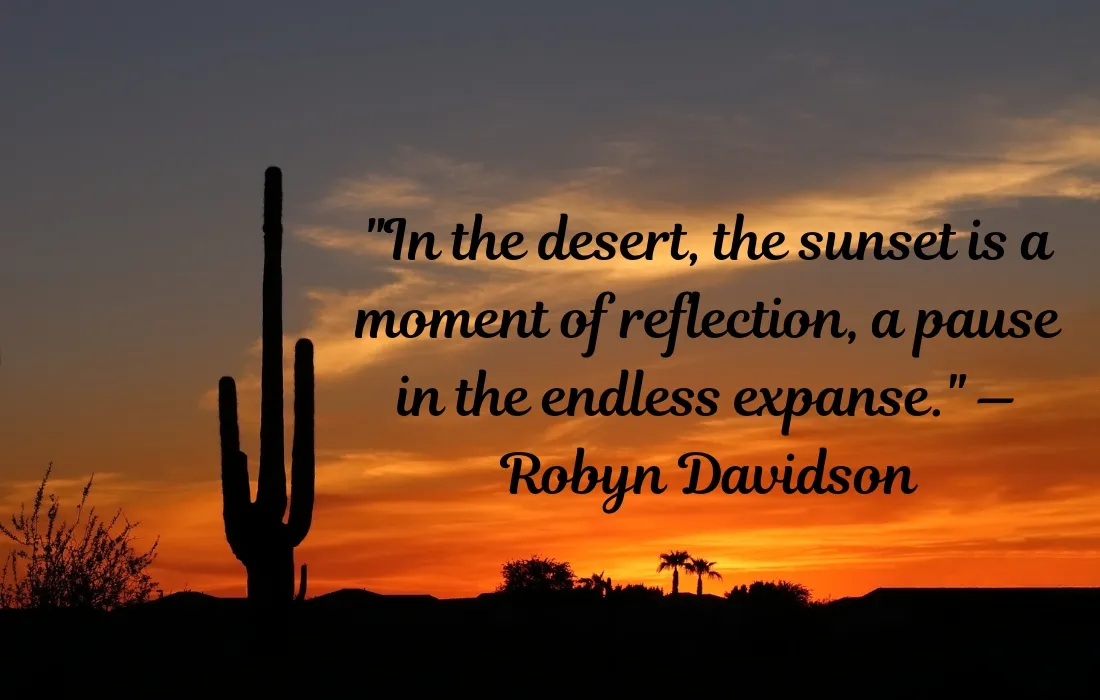 Desert Sunset Quotes