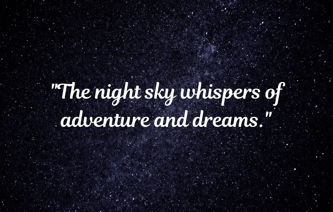 Inspiring Night Sky Captions for Instagram