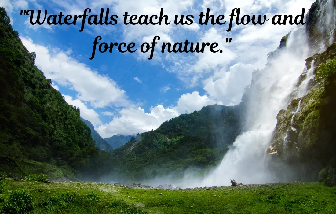 Nature Quotes About Waterfalls