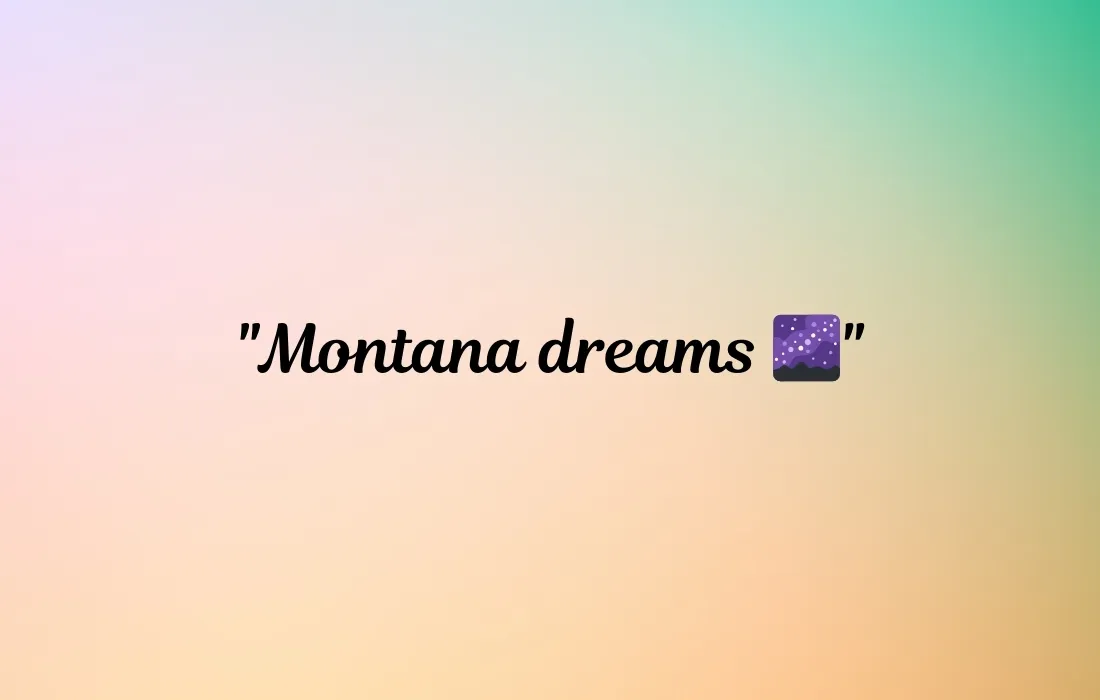 Short Montana Captions for Instagram