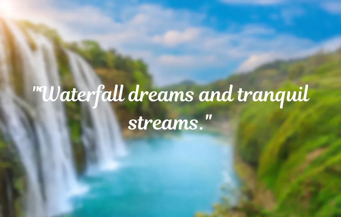 Short Waterfall Quotes