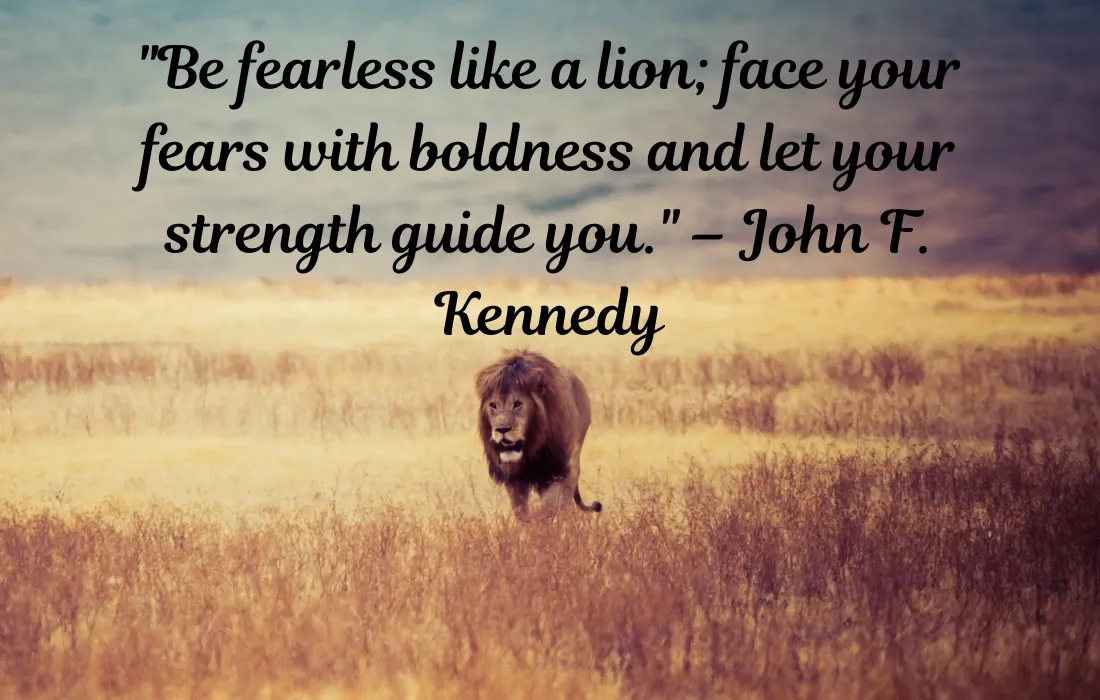 Fearless Lion Quotes