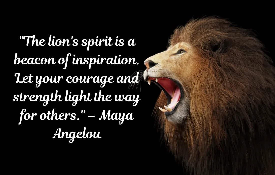 Inspirational Lion Quotes