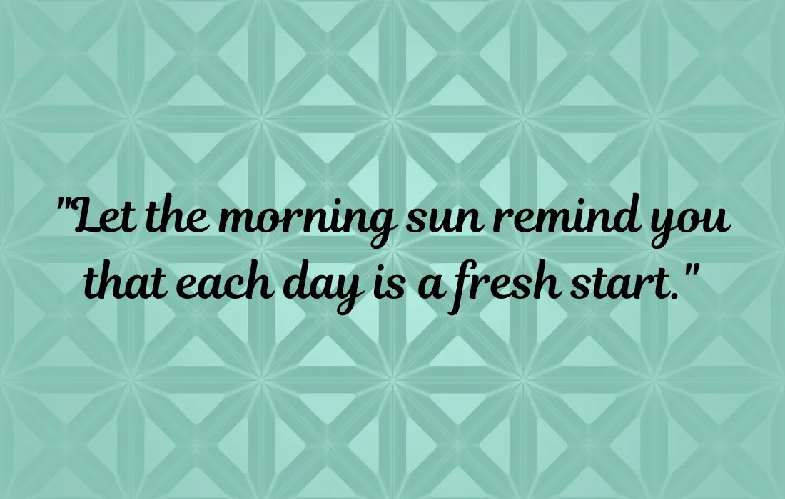 Morning Sunshine Quotes For Instagram