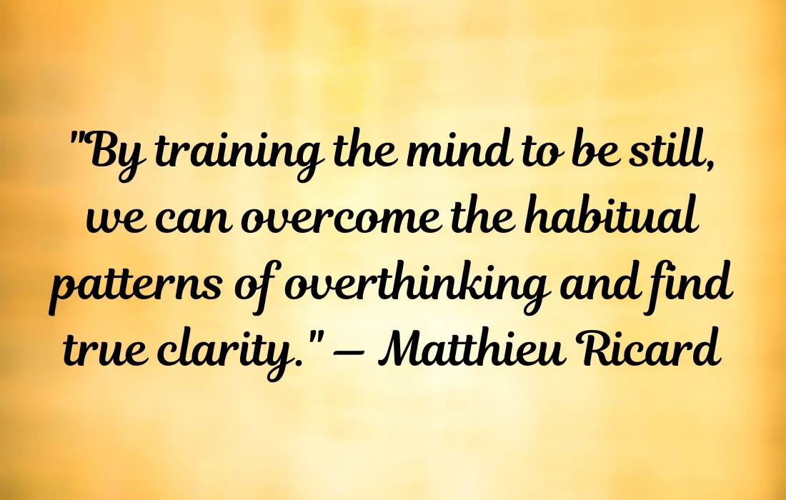 Overthinking Quotes By Matthieu Ricard