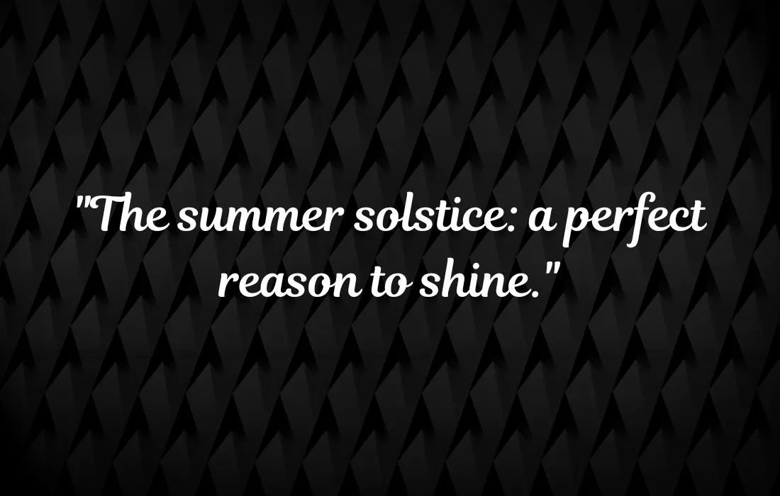 Summer Solstice Captions For Instagram Festivities