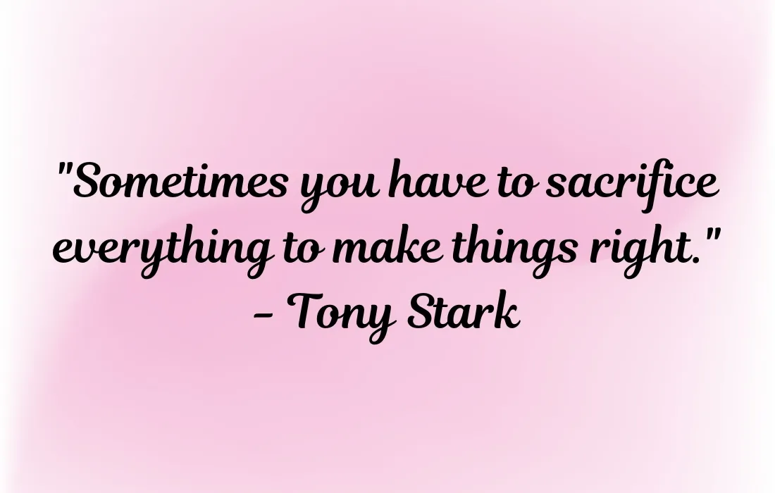 Tony Stark Quotes