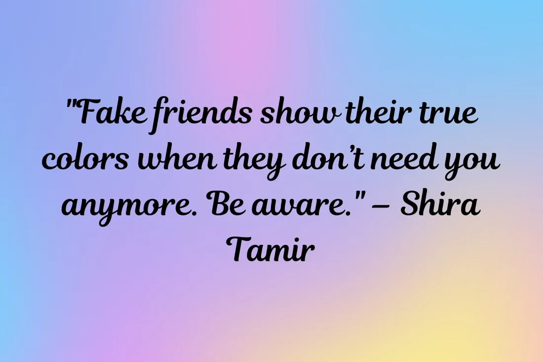 Fake Friends Quotes